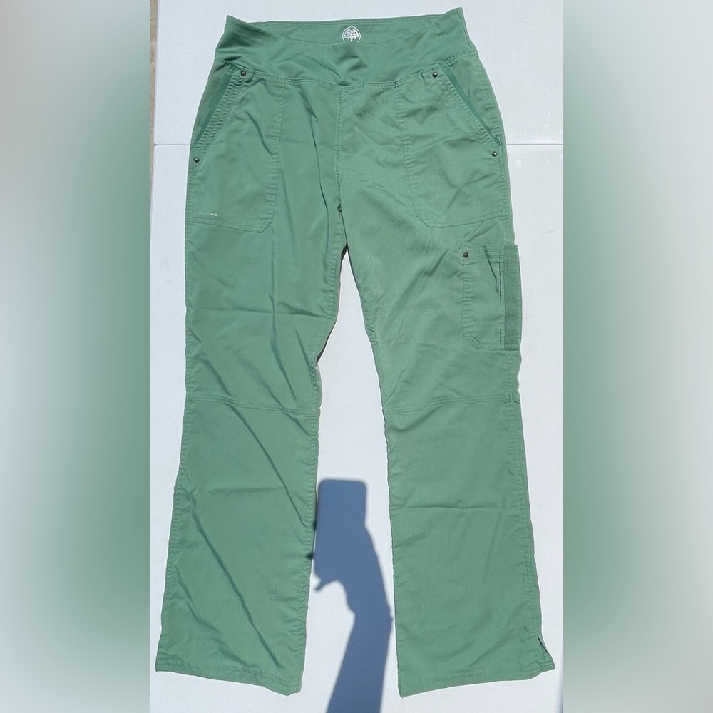 Healing Hands Tori Yoga scrub pant, olive army green, size medium